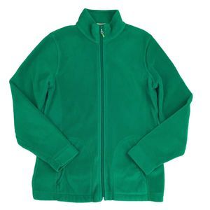 Woolrich Green Full Zip Fleece Sweater Jacket Women's S Small